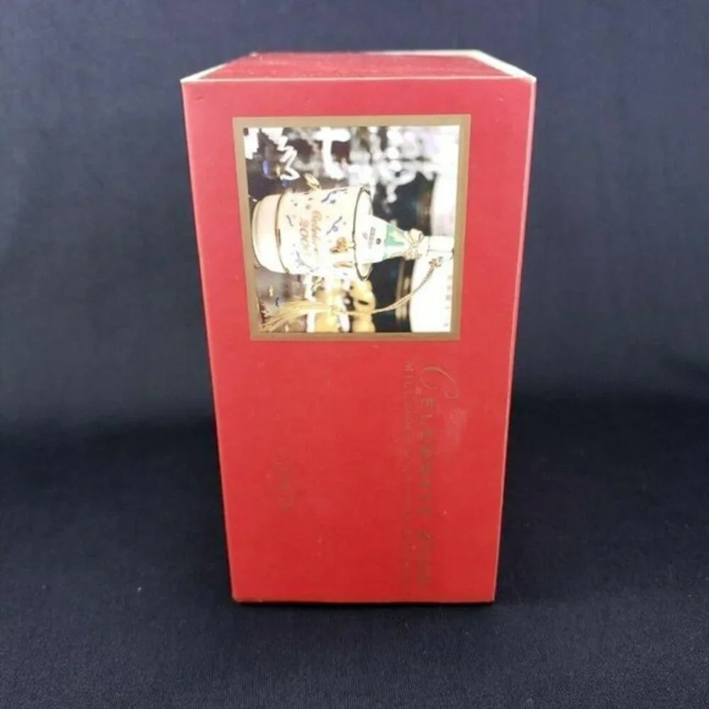 Lenox Celebrate 2000 Ornament Korbel Champagne Ice Bucket New Years Gift Box Vtg